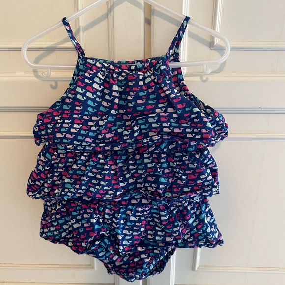 Vineyard Vines for Target Whale Ruffled Romper - Picture 8 of 8